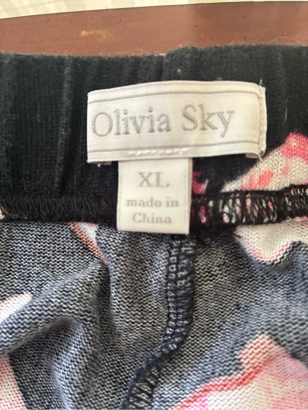Olivia Sky Black Cowboy Boot Print Pajama Set - Picture 3 of 5